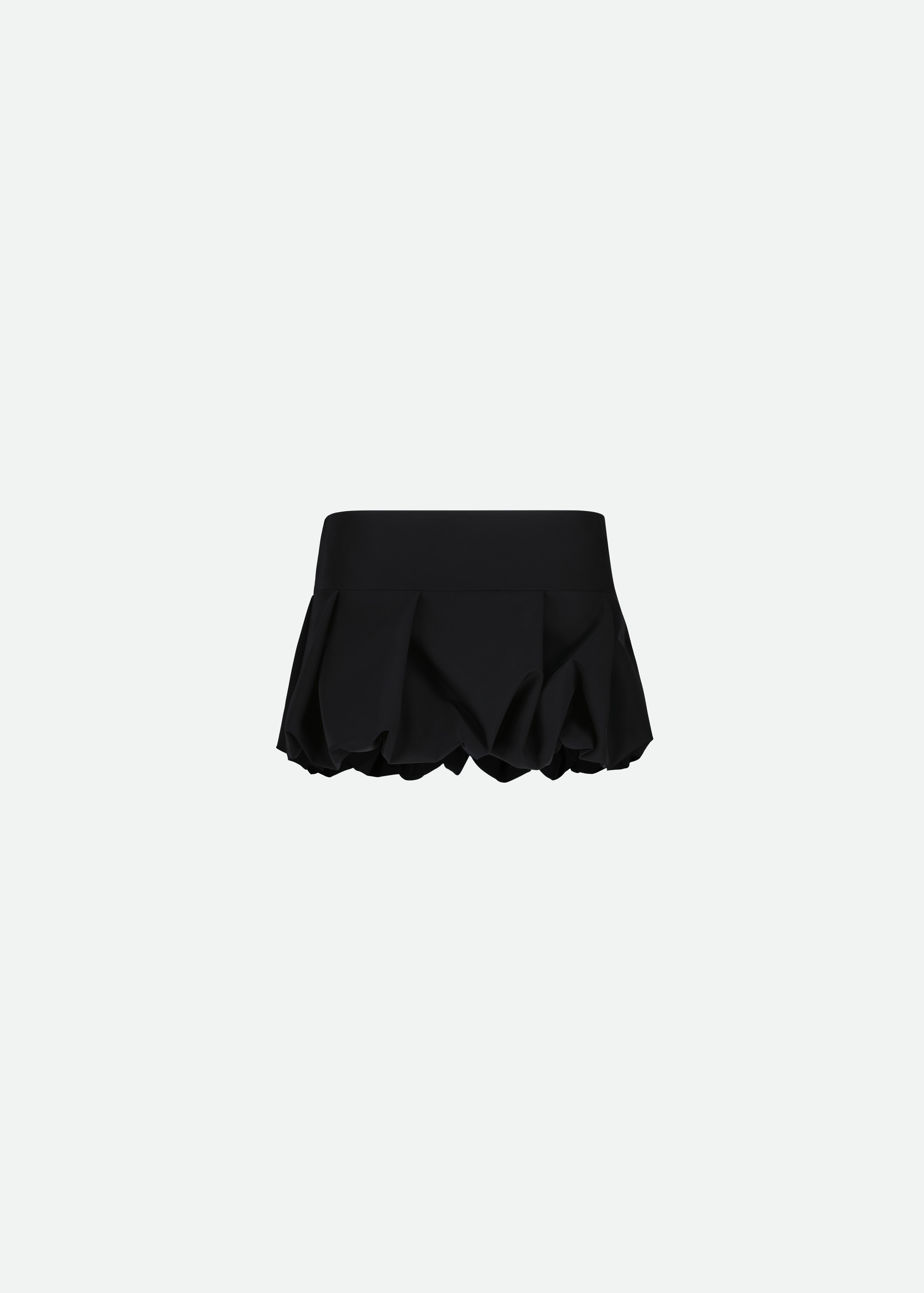 BALLOON HEM MINI SKIRT