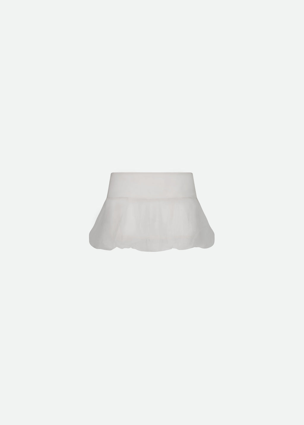 BALLOON HEM MINI SKIRT