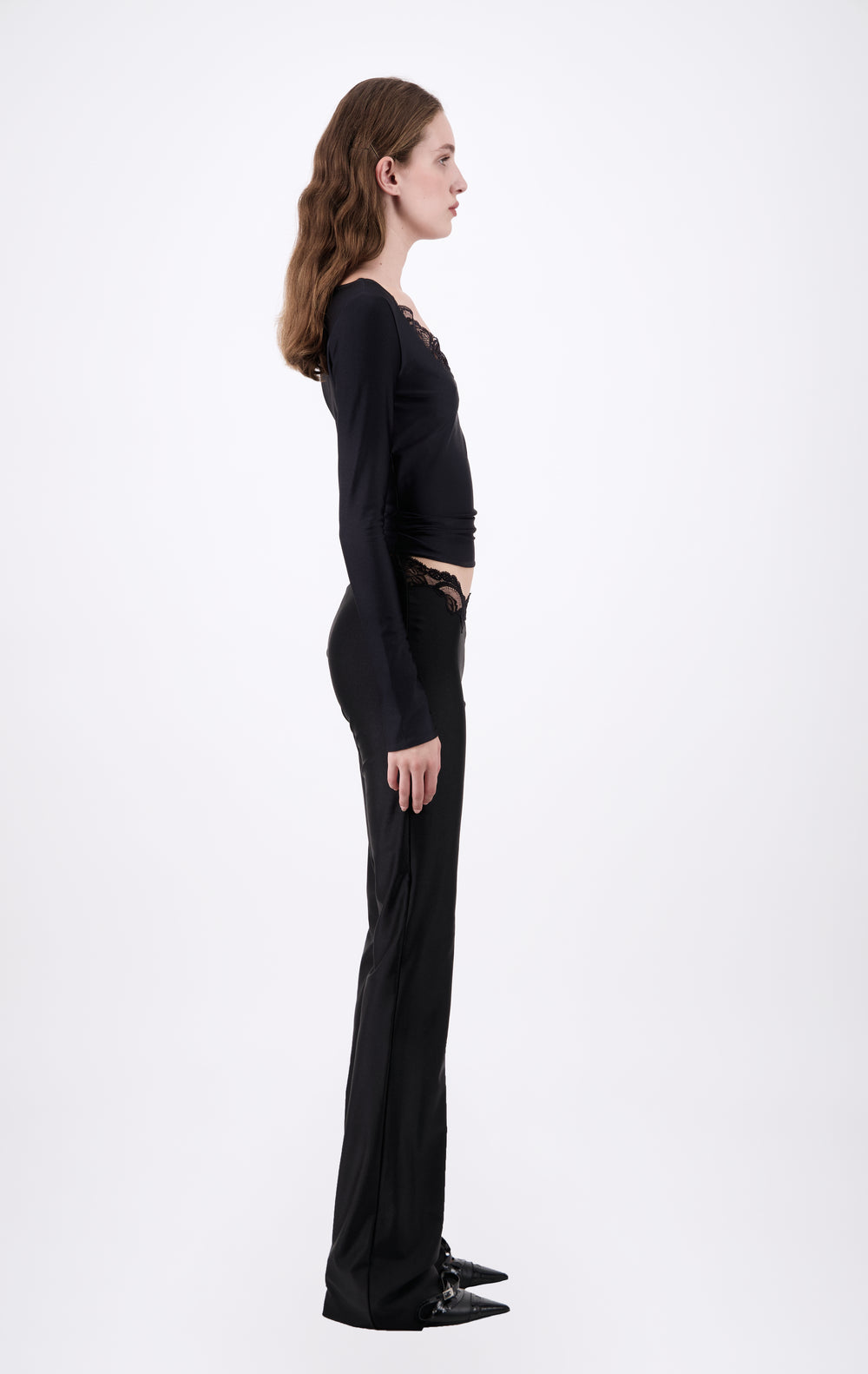 Vaillant Signature Leggings With Lace Trim Waist - Vaillant Studio