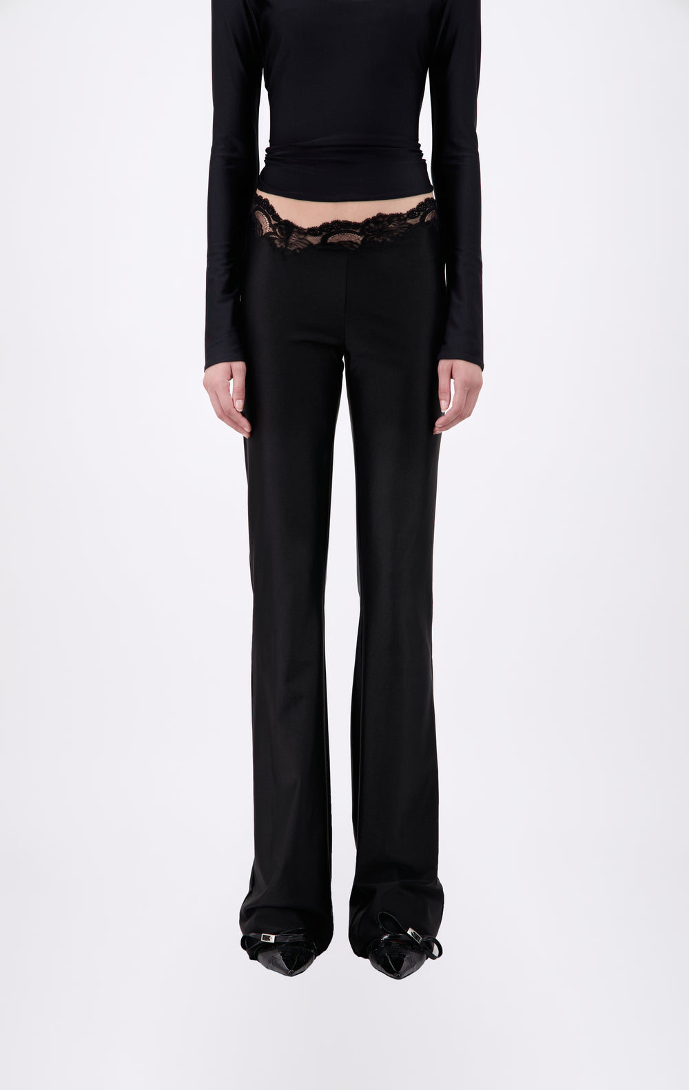 Vaillant Signature Leggings With Lace Trim Waist - Vaillant Studio