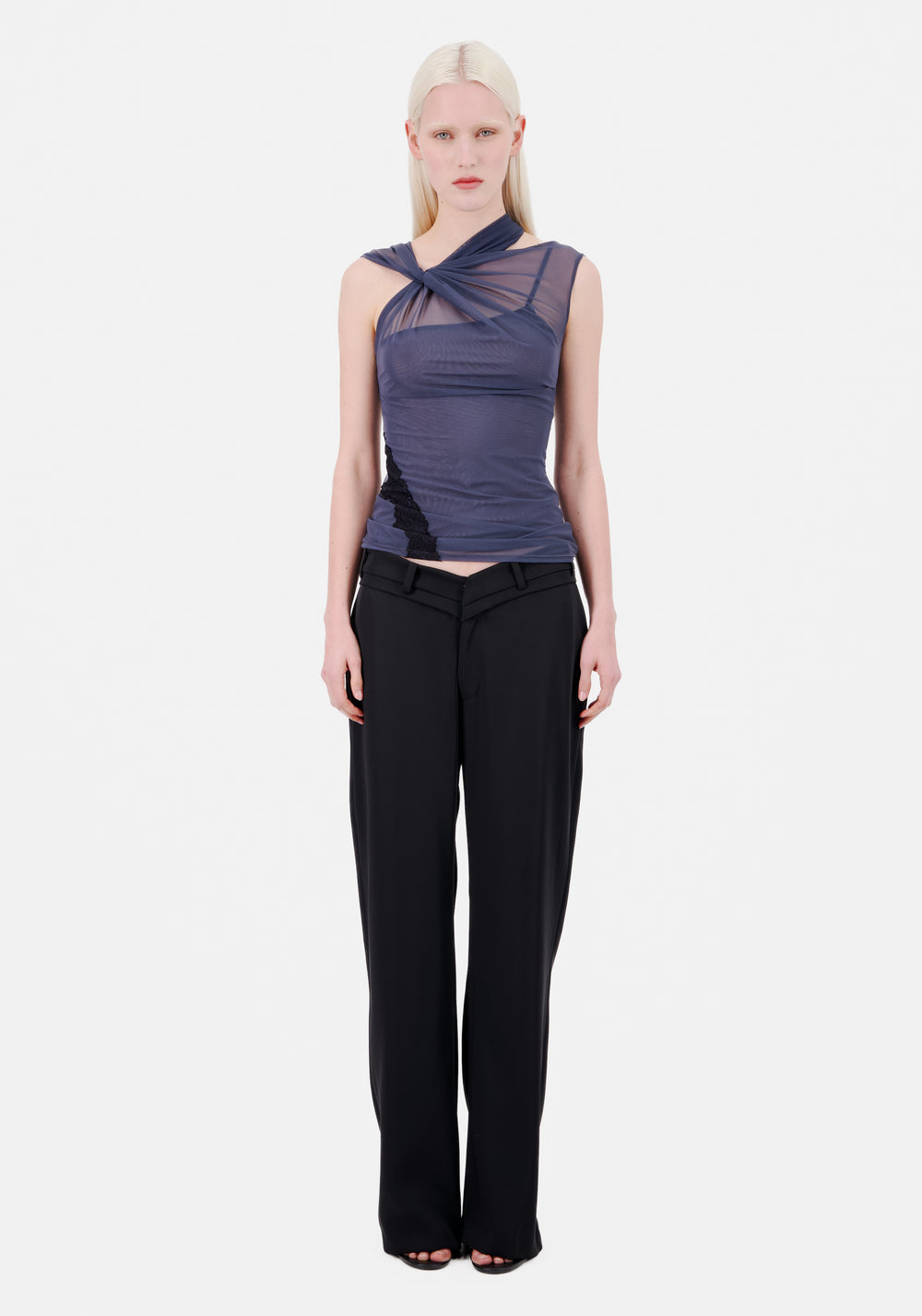 V- Shape Waist Tailored Trousers - 4 left - Vaillant Studio