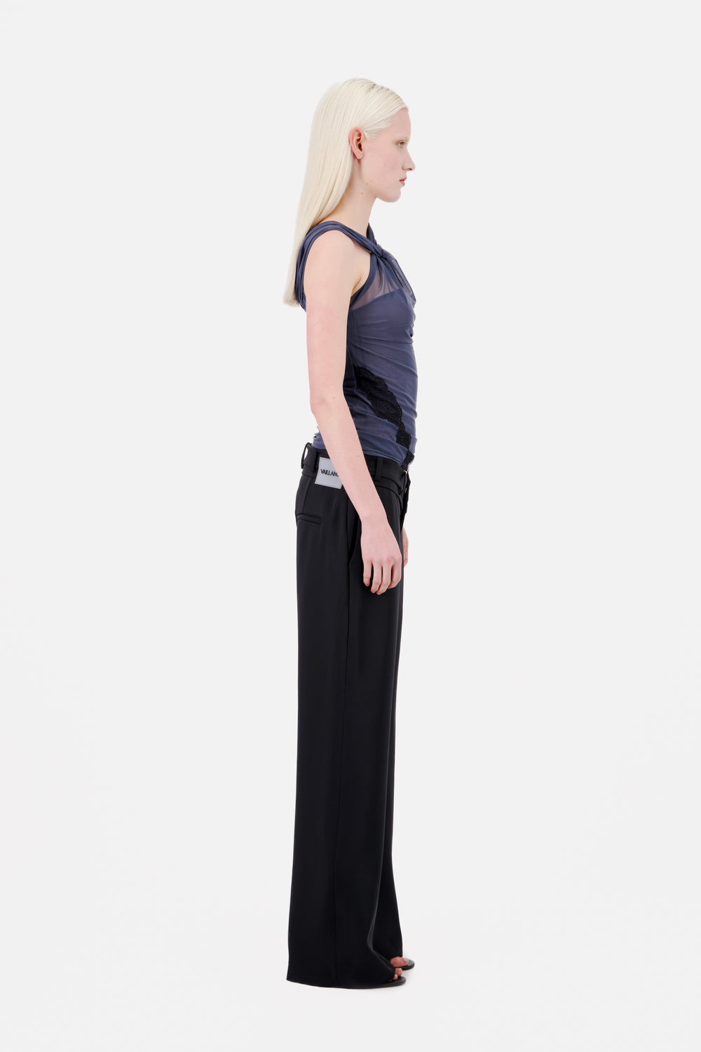 V- Shape Waist Tailored Trousers - 4 left - Vaillant Studio