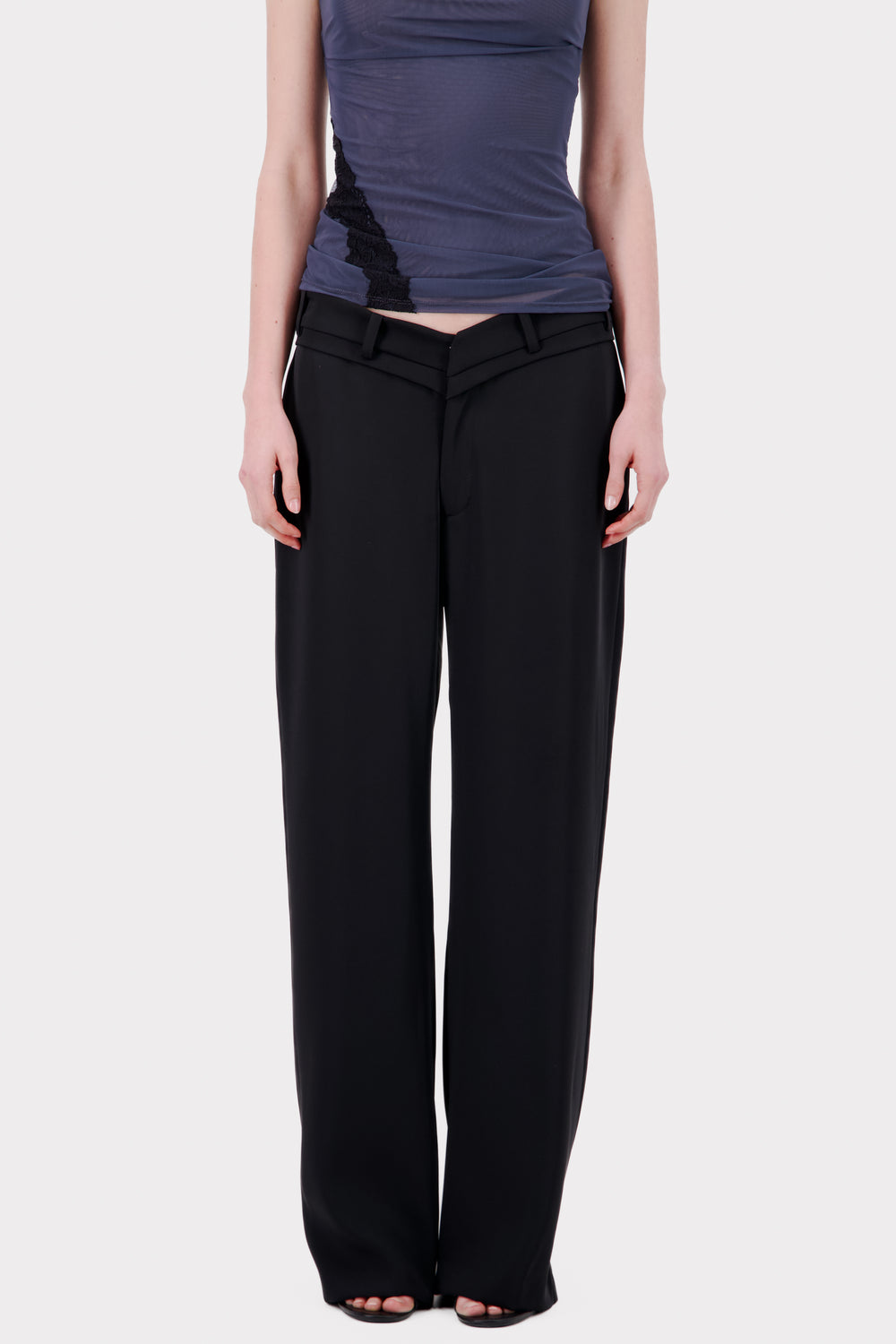 V-SHAPE WAIST TAILORED TROUSERS - Vaillant Studio