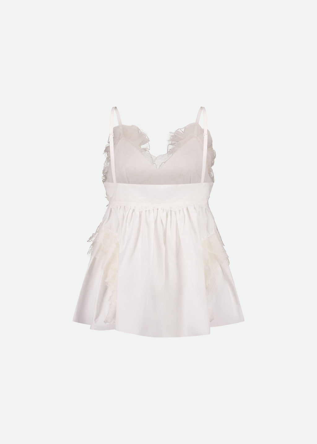 POPLIN BABY DOLL TOP