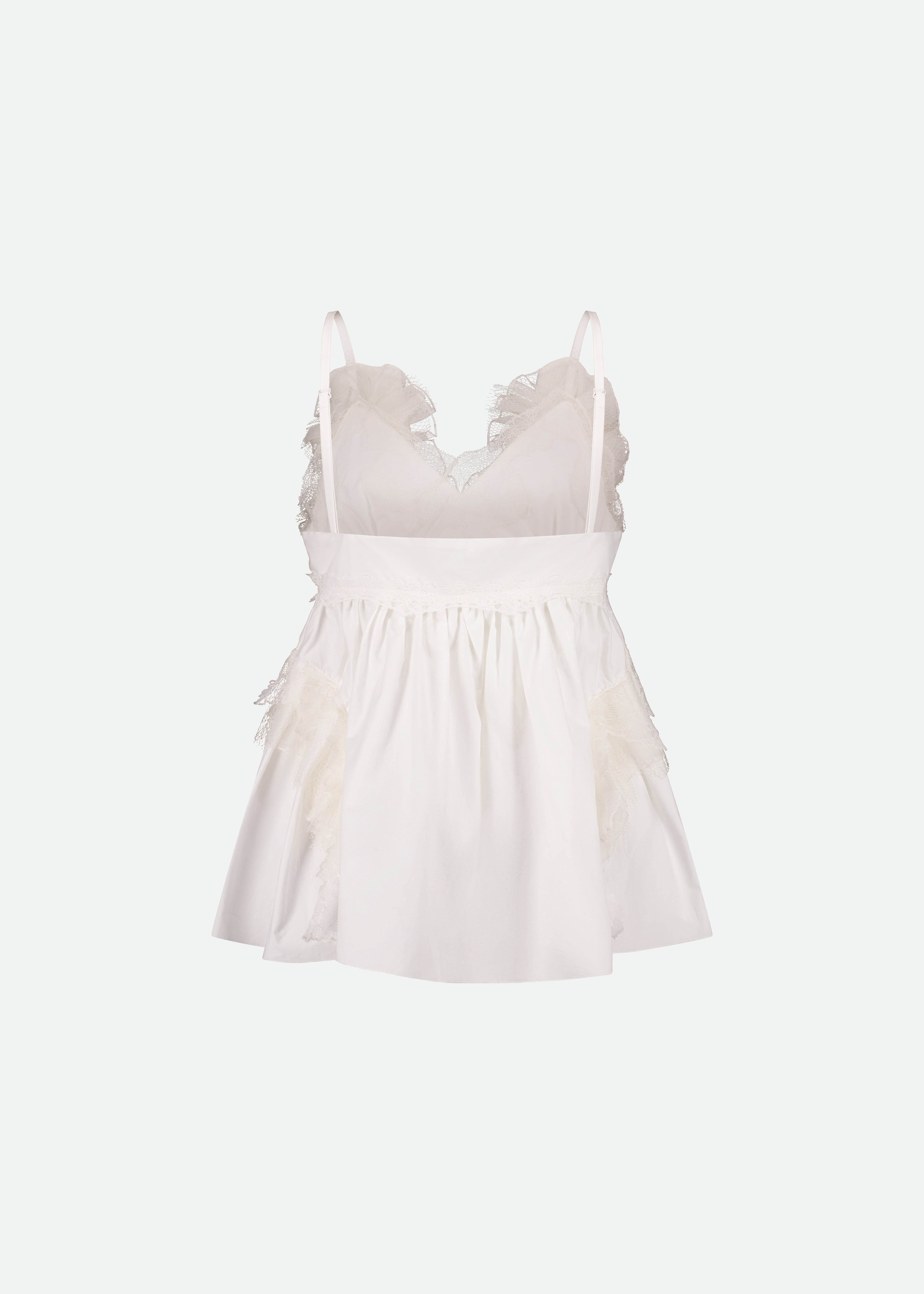 POPLIN BABY DOLL TOP