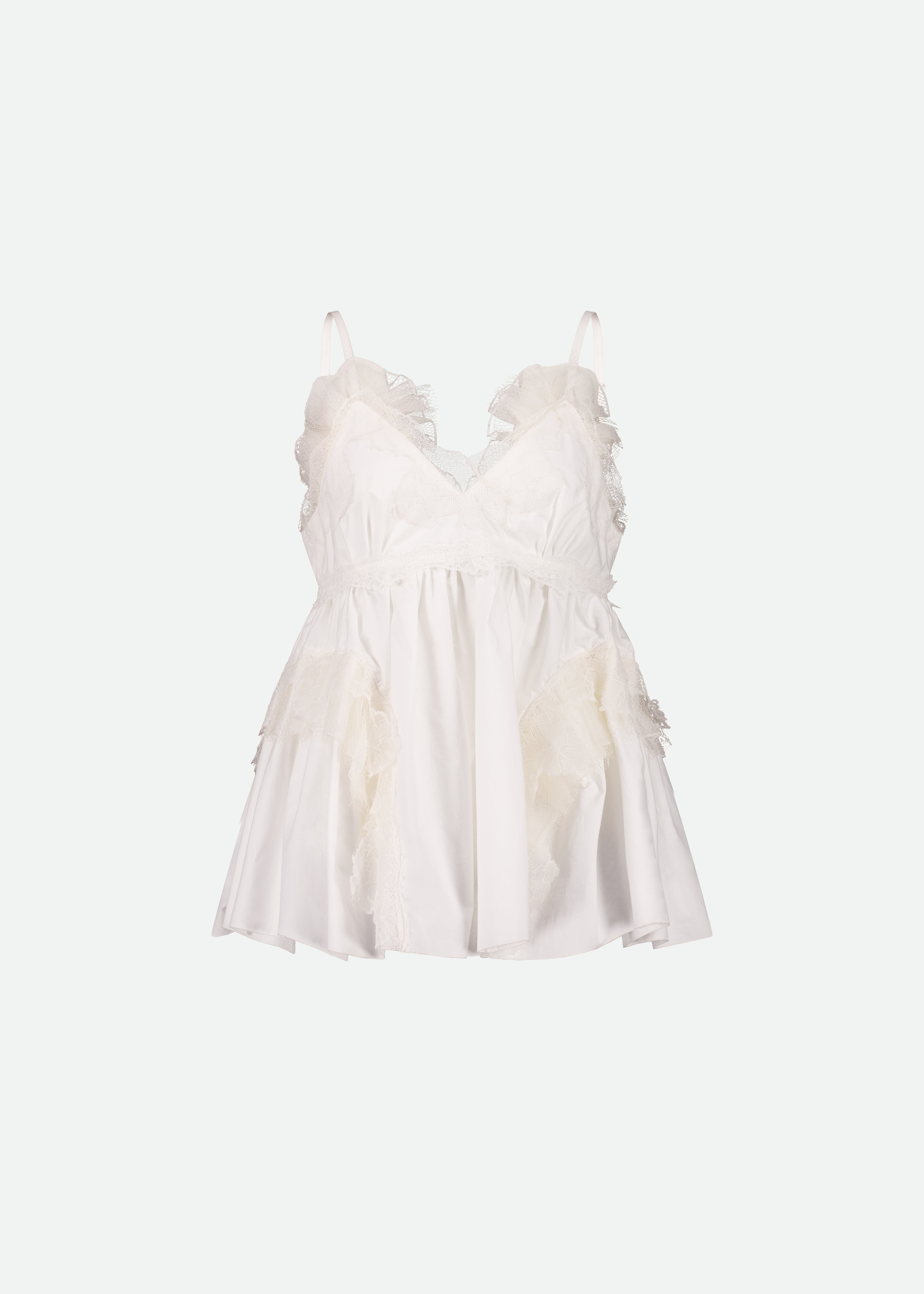 POPLIN BABY DOLL TOP