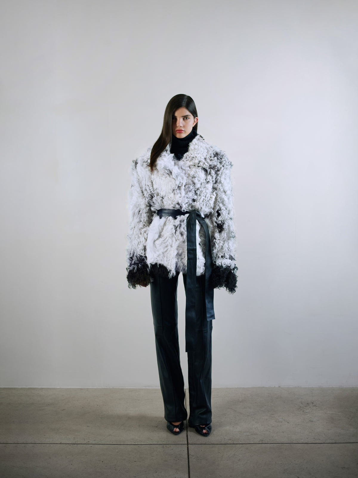 Fluffy shearling Coat