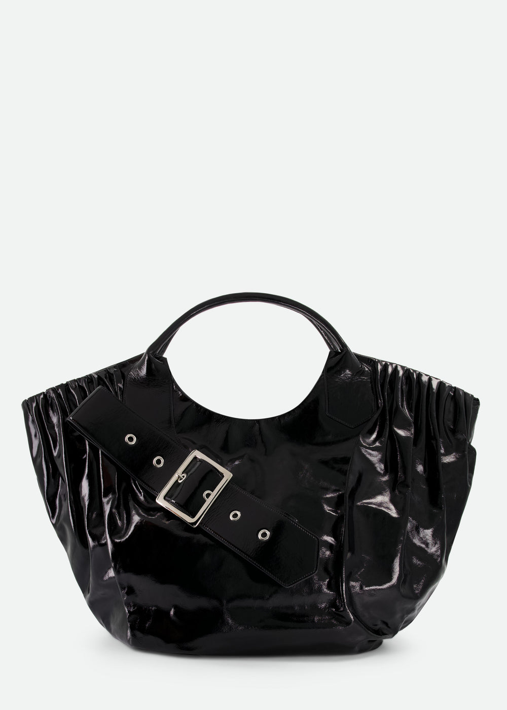 Oversized Black Patent Handbag Beaubourg Oversize Patent Leather