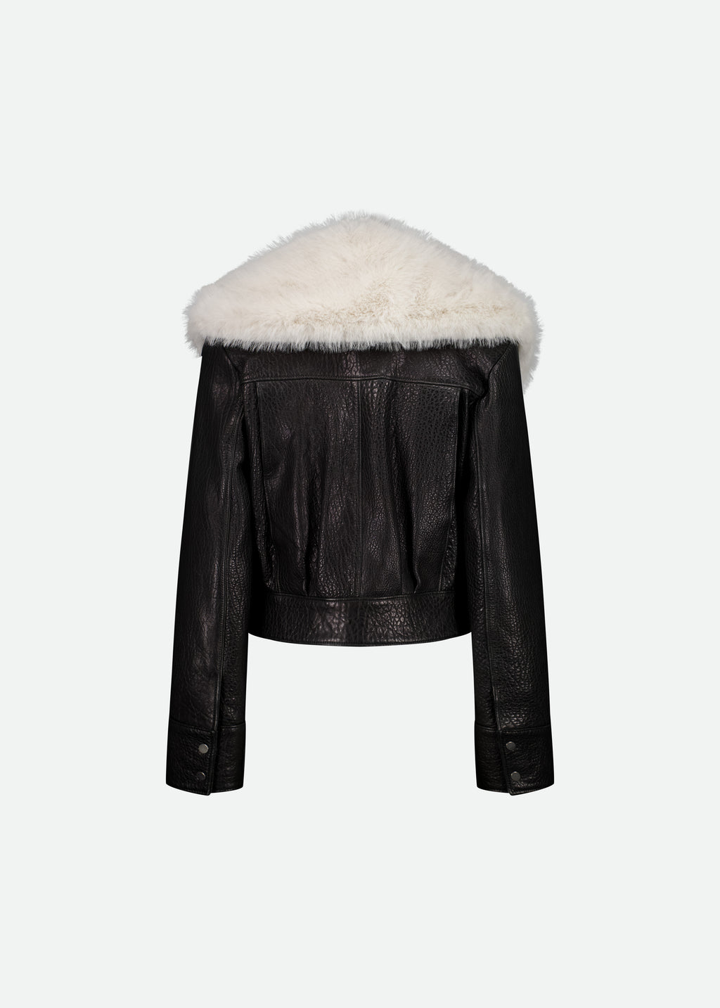 FAUX FUR COLLAR W/HANGING SCARF - LAST ONE